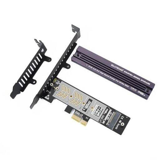 PCIe NVMe Adapter with Aluminum Heatsink M.2 PCIe Adapter Supports PCI
