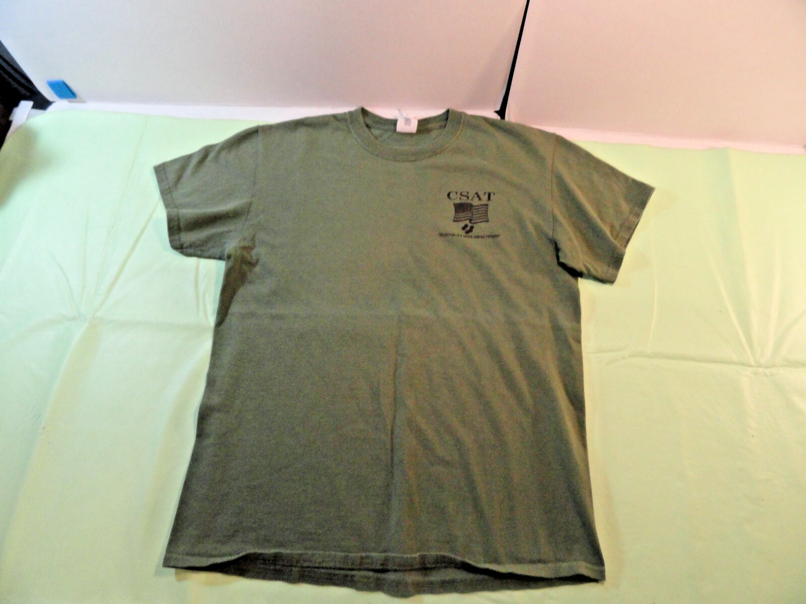 OLIVE DRAB GREEN CSAT EVO 1.0 SELECTION IS A NEVER ENDING PROCESS SHIRT MEDIUM
