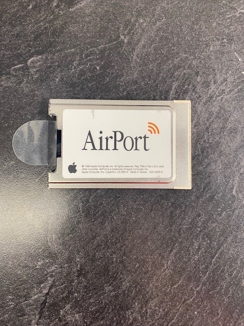 Vintage Original Apple Airport Card Wireless Wi-Fi 802.11b 630-2883 825-4593-A