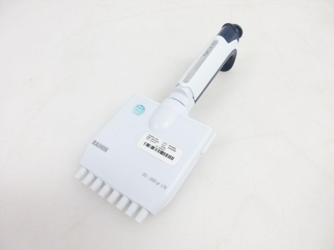 RAININ 8 CHANNEL PIPET-LITE PIPETTE 20 - 200 UL LTS L-200 L12-200 XLS