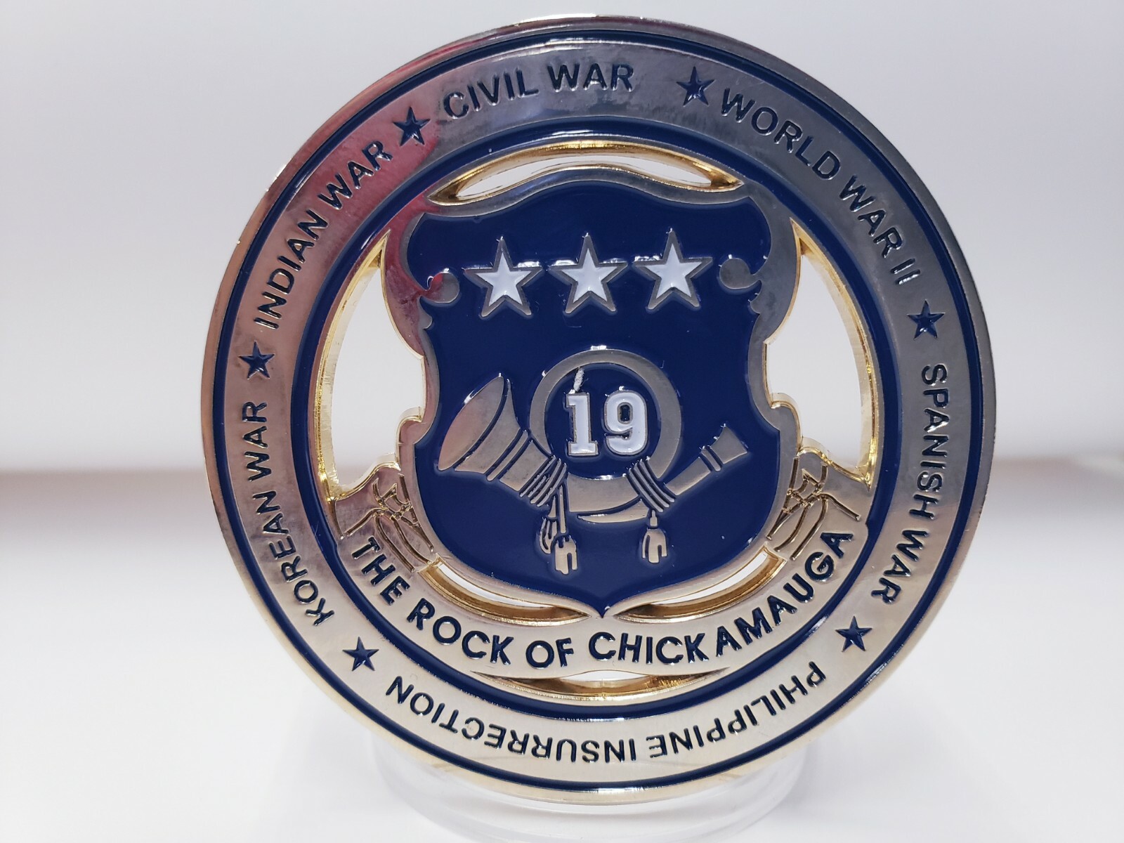 19Th Infantry Regiment "Sept-20-1863" The Rock Of Chick Amauga Challenge Coin