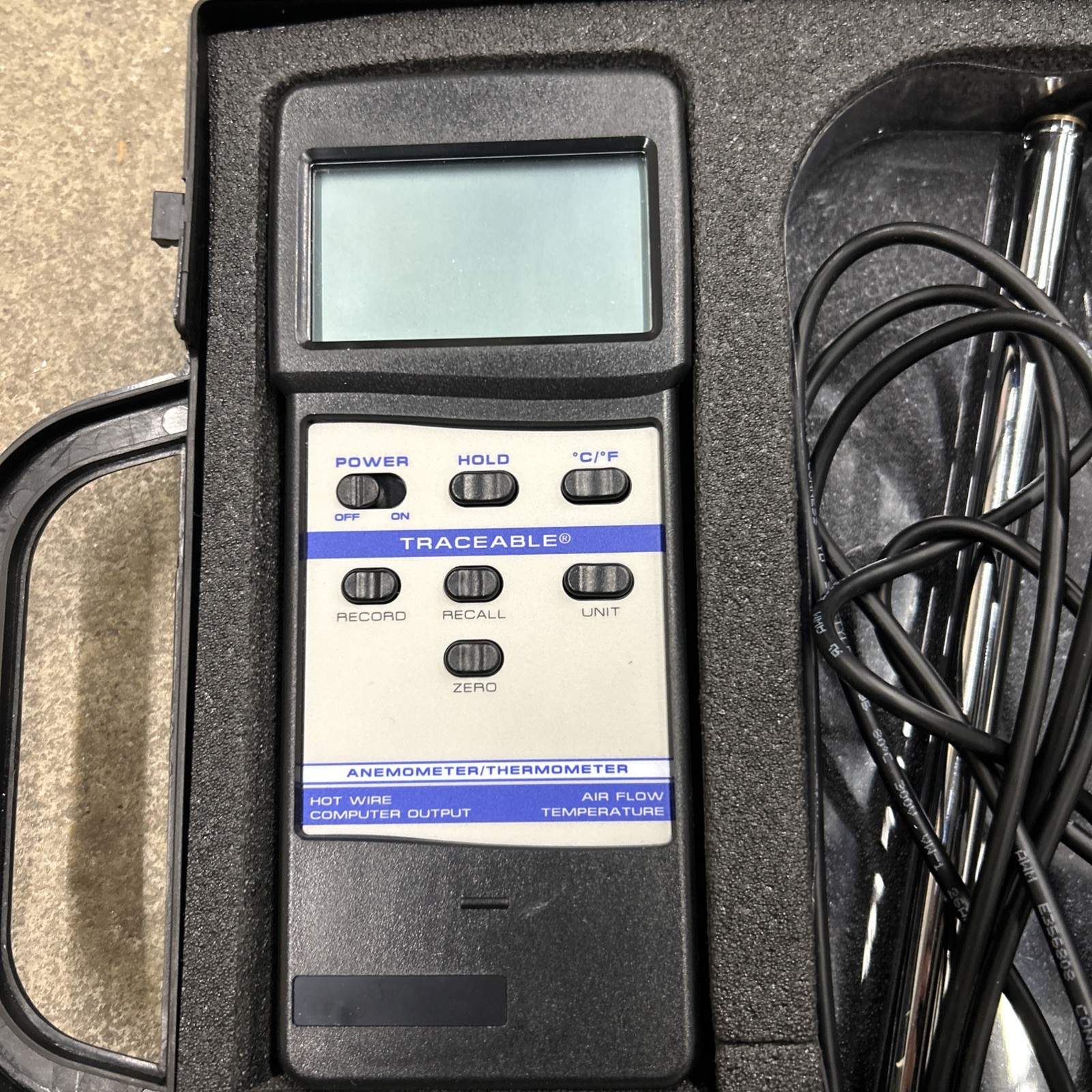 Control Company/Traceable 4330 Hot Wire Anemometer/Thermometer