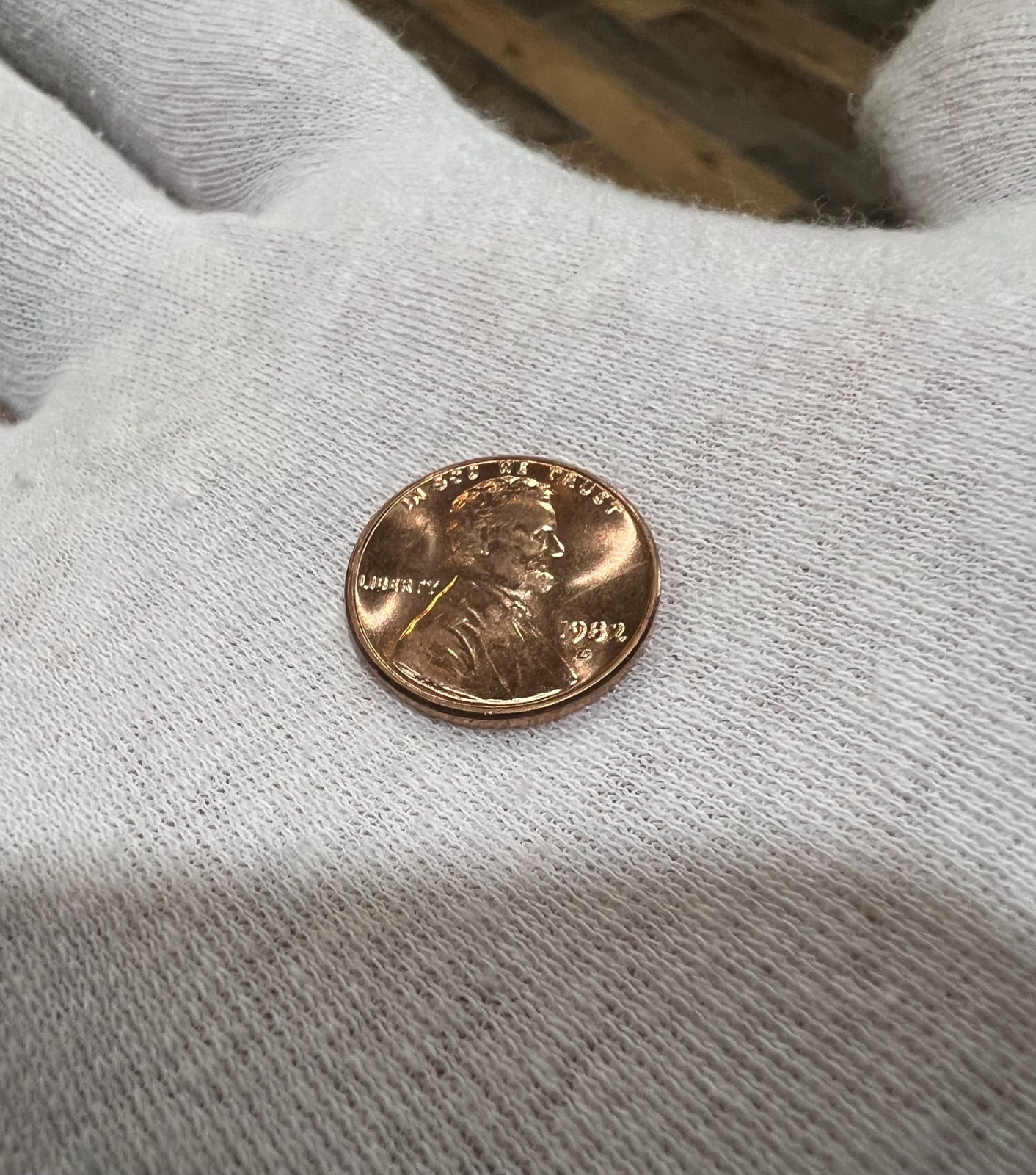 Uncirculated LINCOLN CENT ROLL - 1982-D - Large Date - Original Bank Wrap