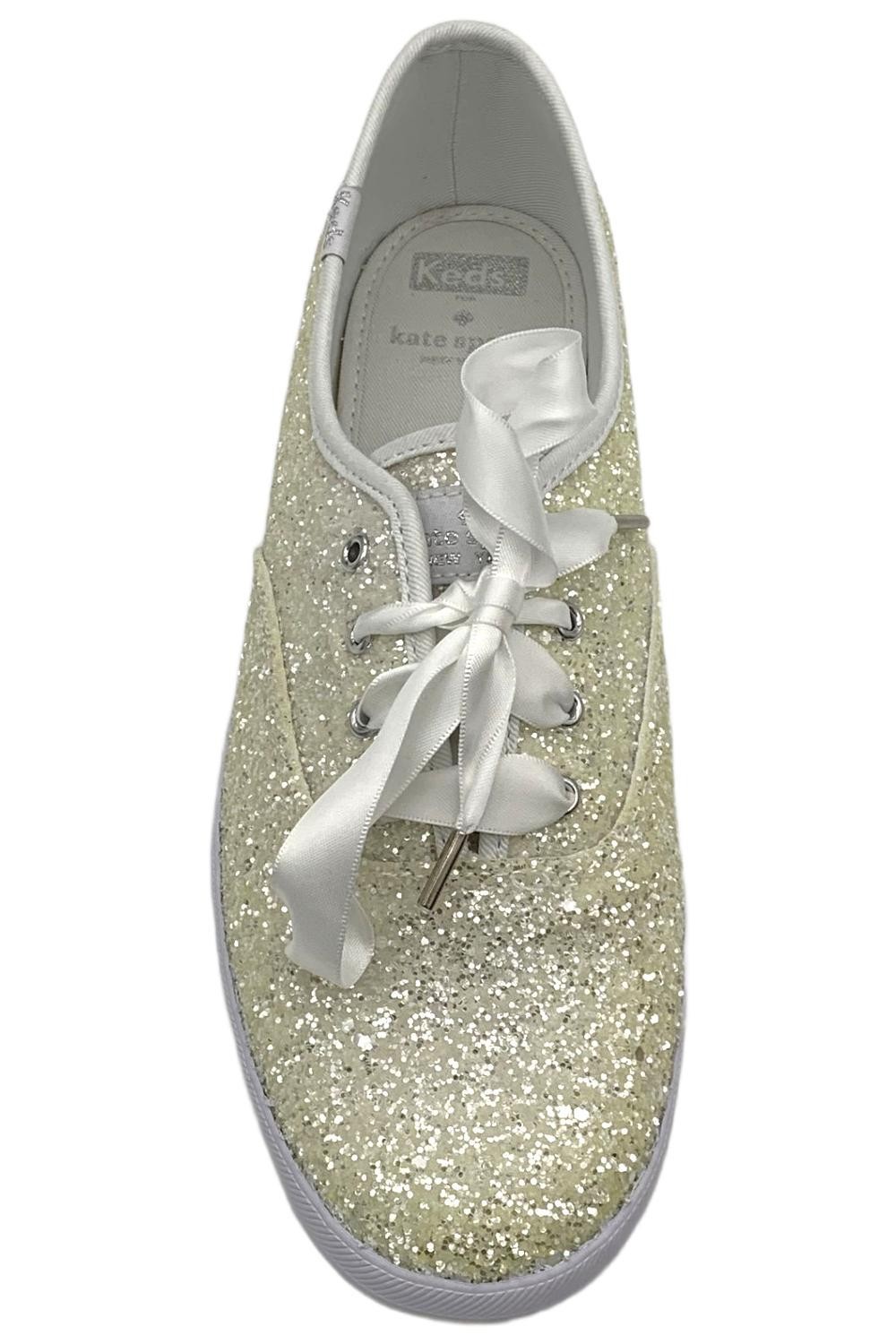 Keds Women's Champion Glitter Sneaker White