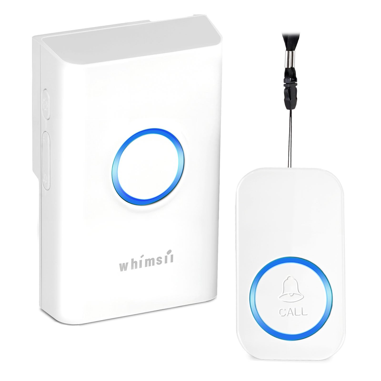 Caregiver Pager, Wireless Button for Elderly/Seniors, Disabled at Home, 500 F
