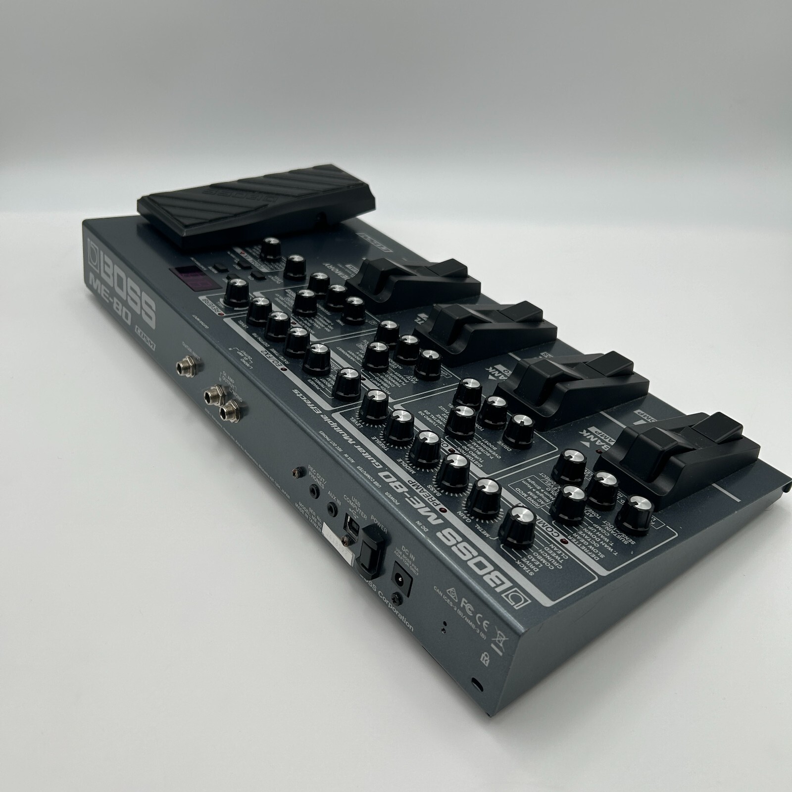Used Boss ME-80 Guitar Multiple Effects Pedal Good Condition Operation Confirmed