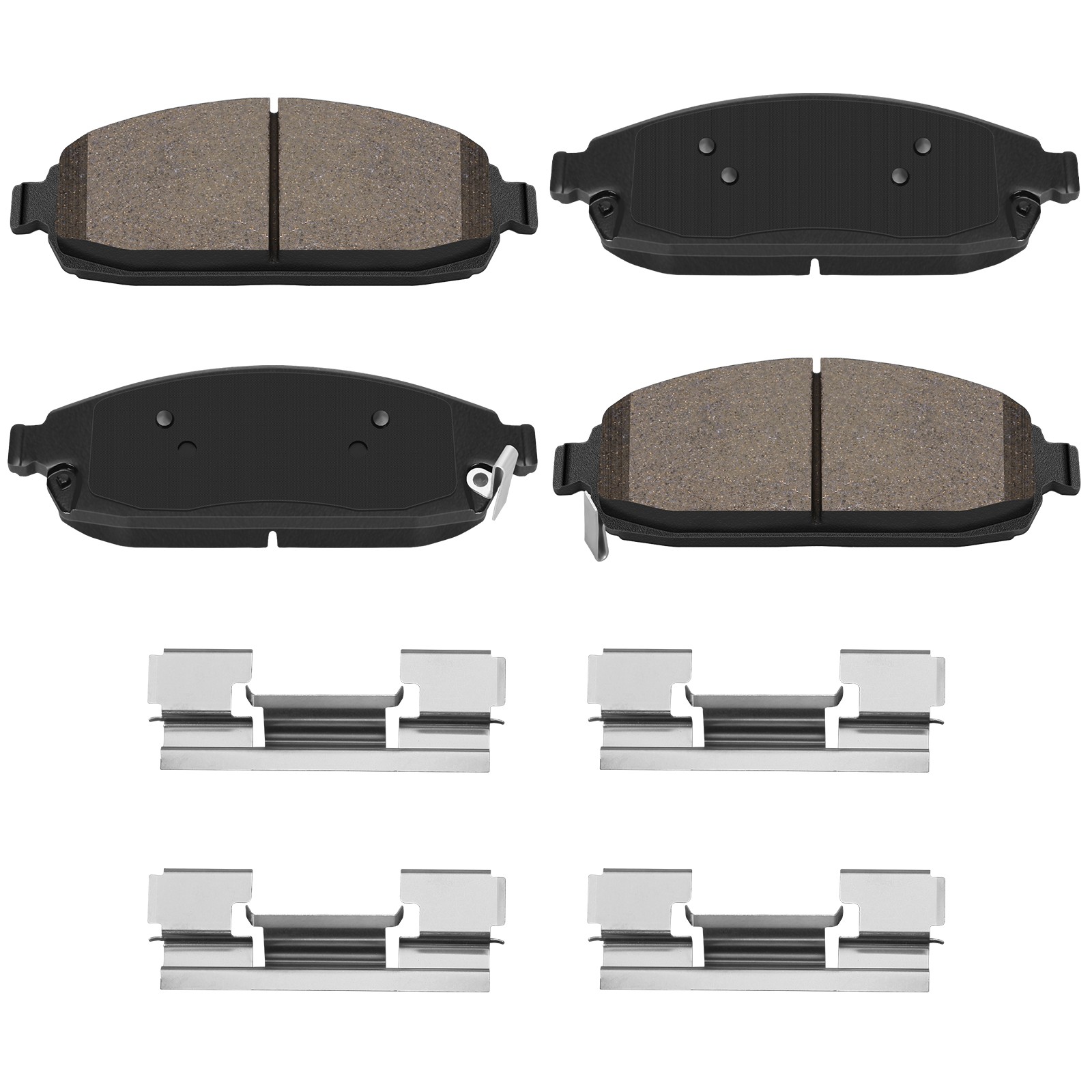 Front Ceramic Brake Pads Replacement for 2005-2010 Jeep Grand Cherokee Commander