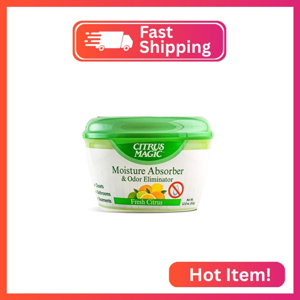 Citrus Magic Moisture Absorber and Odor Eliminator, 12.8 Ounce