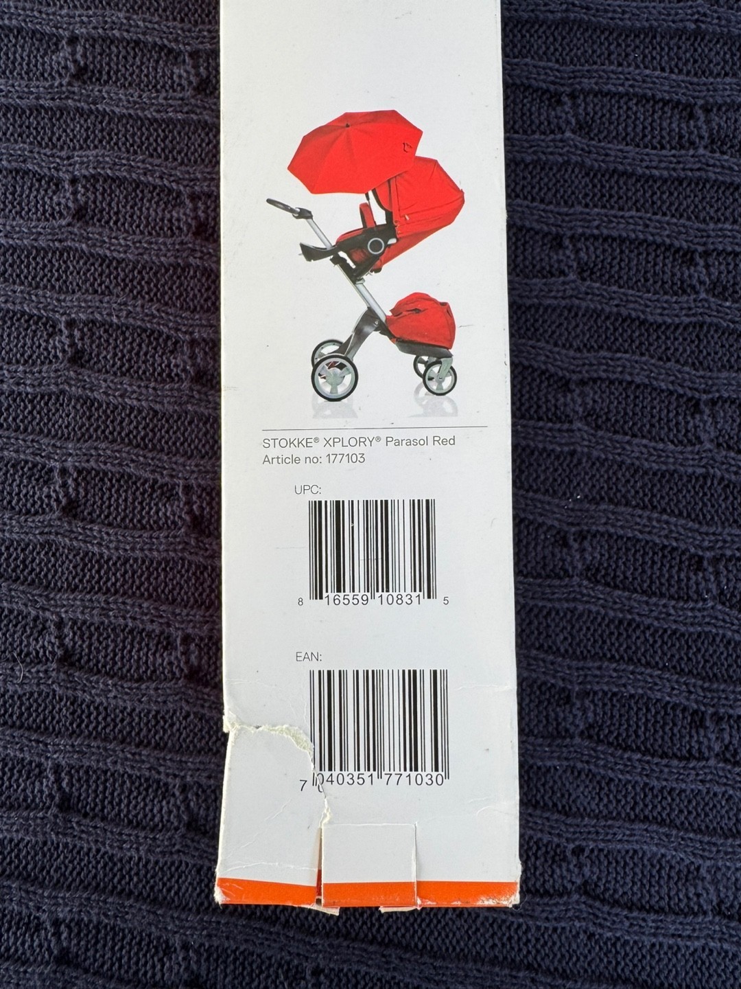Stokke Xplory Parasol -Red UPF50+
