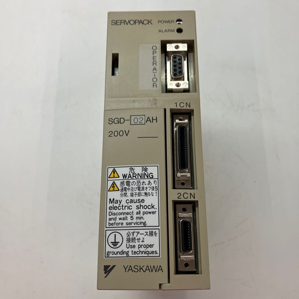 YASKAWA SGD-02AH Servo Pack US Free TAX Removed From The Working Machine