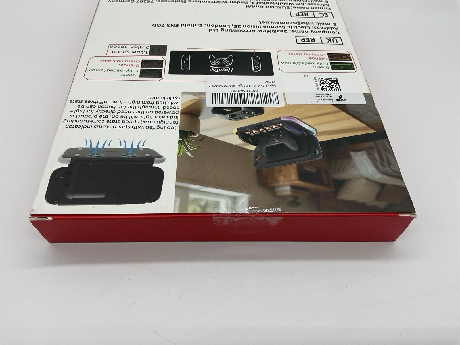Nintendo Switch 2 Charging Dock Station w/ Cooling Fan Console Stand