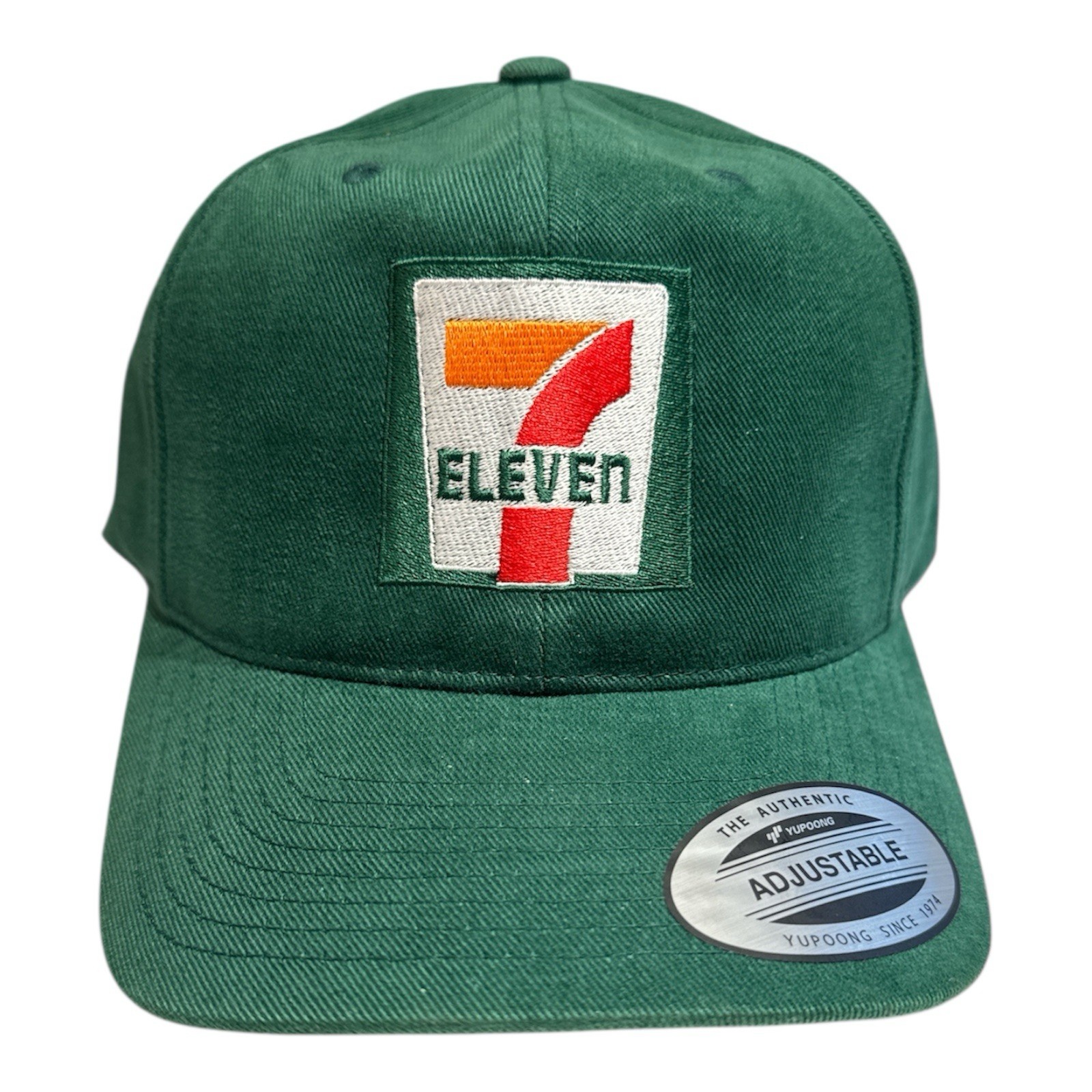 7-Eleven Embroidered Logo Adjustable Baseball Cap Unisex Dad Hat Cotton Twill
