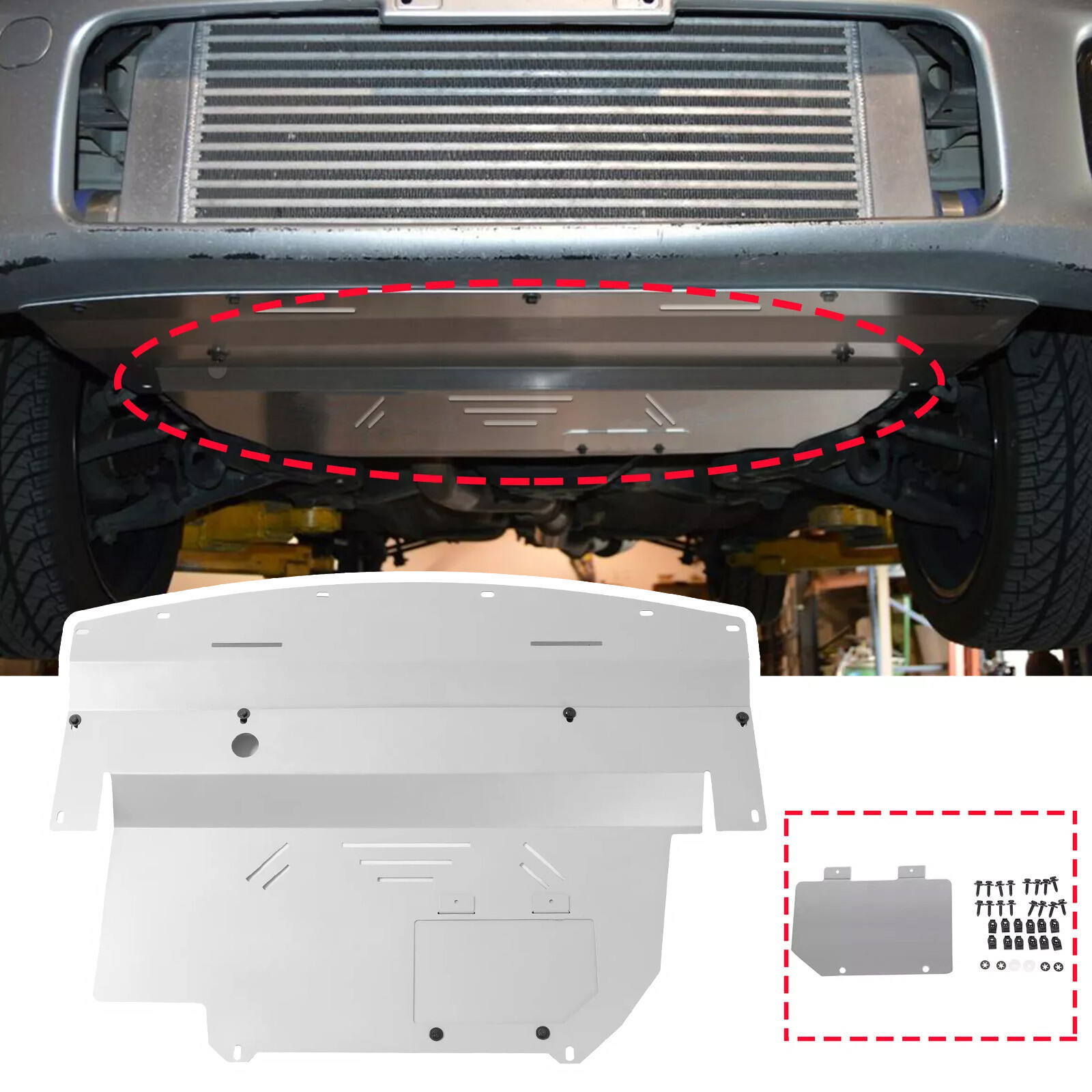 For Nissan 350Z Infiniti G35 03-09 Engine Tray Splash Shield Guard Skid Plate