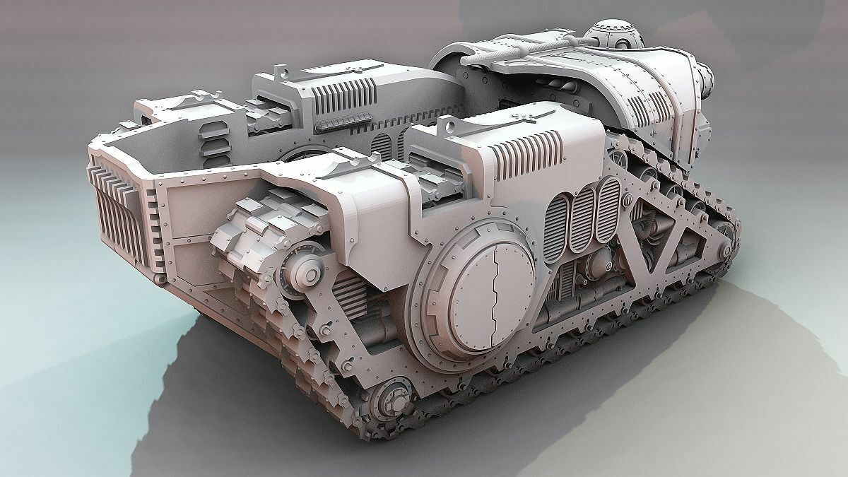Wargames Compatible - Okytus Conveyor Transporter 28 mm-35 mm Tabletop Solwyte