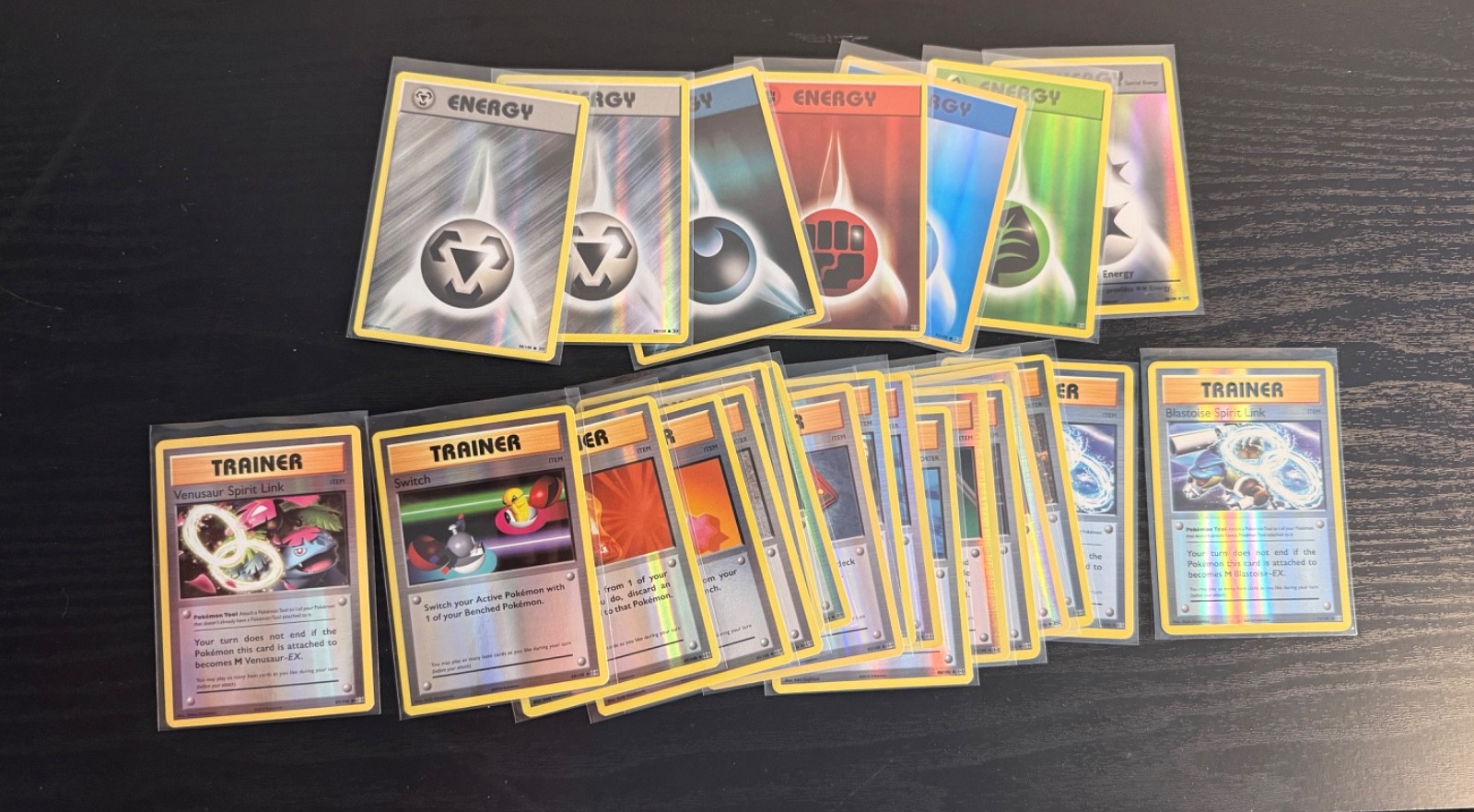 Pokemon XY Evolutions Trainers & Energies (Reverse Holo)