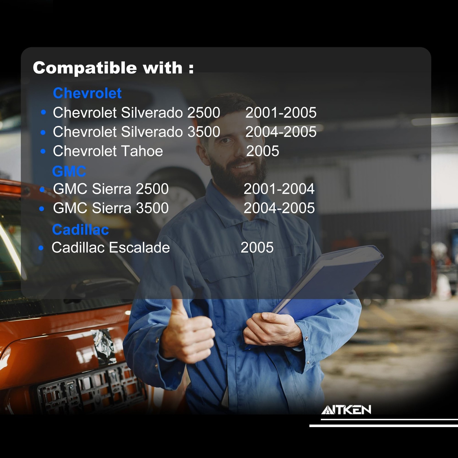 AITKEN Diesel Glow Plug Controller 97379635 Compatible Chevy Tahoe For Chevro...