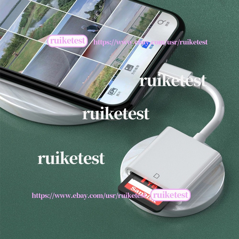 USB Type C to USB-C OTG Adapter SD Card Reader for Android MacBook Windows