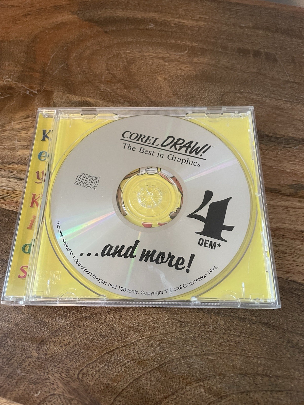 Corel Draw! 4 The Best In Graphics And More OEM CD
