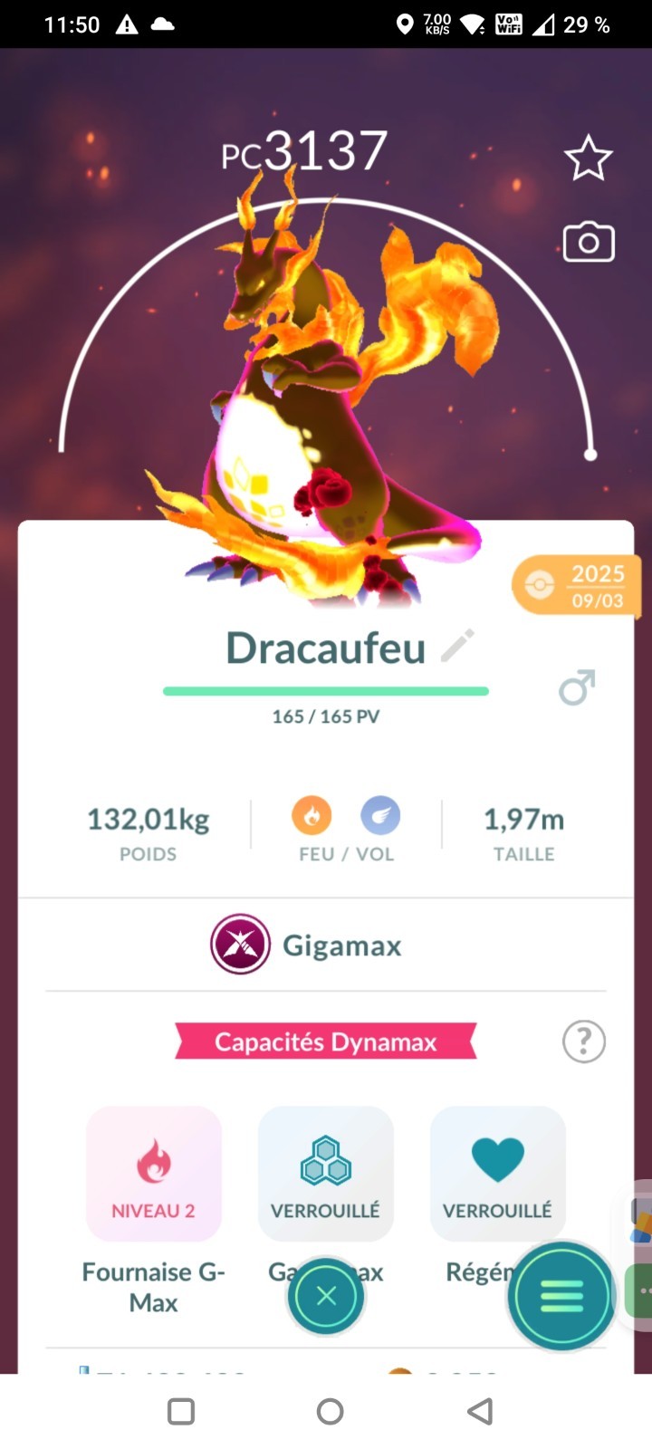 Charizard Gigantamax L50 3 moves ✨Pokemon Go✨