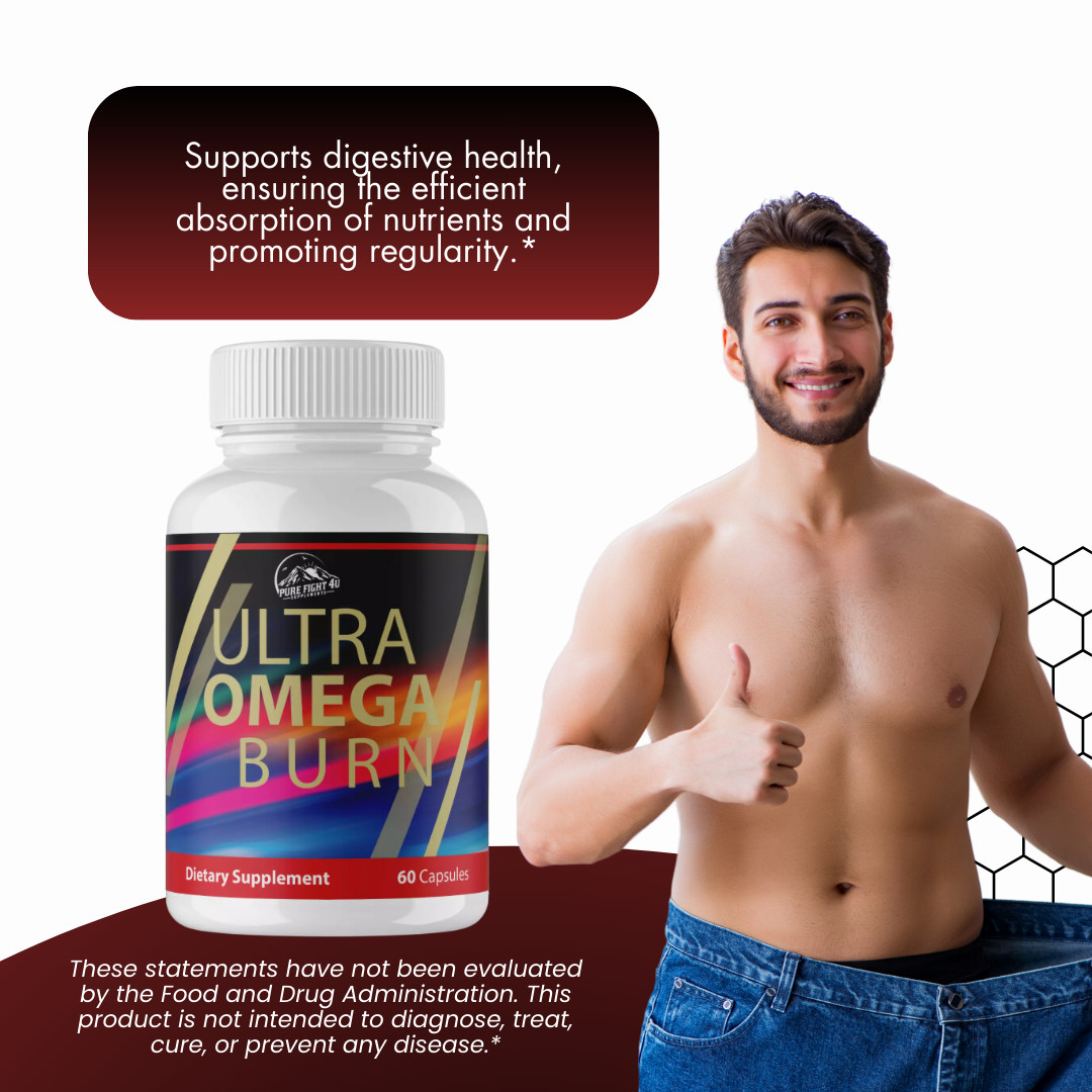 Ultra Omega Burn Dietary Supplement - 2 Bottles 120 Capsules