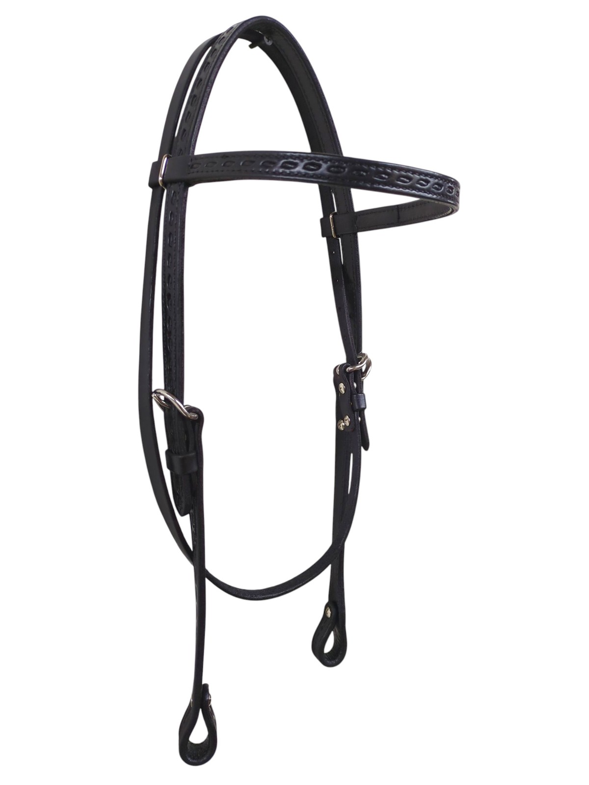 Billy Cook Leather Horse Headstall 5/8 with Buckstitch