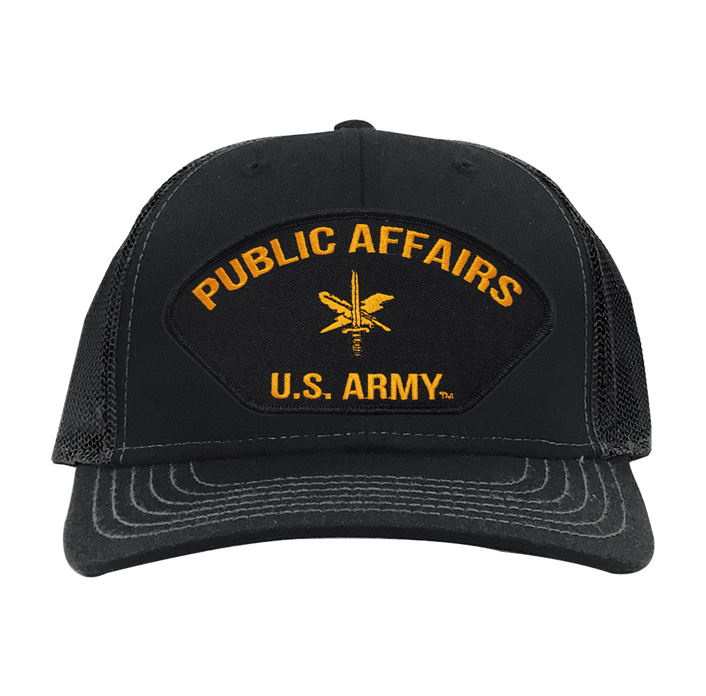 US Army Public Affairs Mesh Ball Cap Officially Licensed