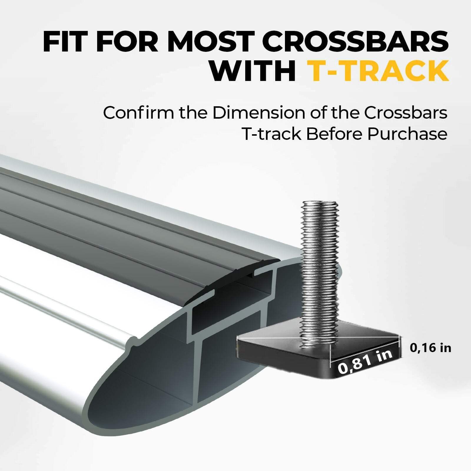 For Llincoln Navigator 1998-2003 Roof Rack System, Aluminium Cross Bar, Paw Pro