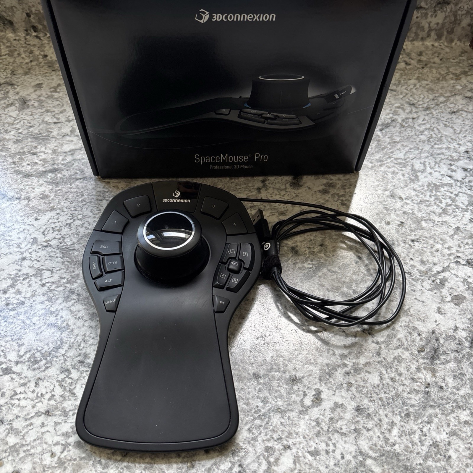 3Dconnexion SpaceMouse Pro USB Wired 3D Mouse