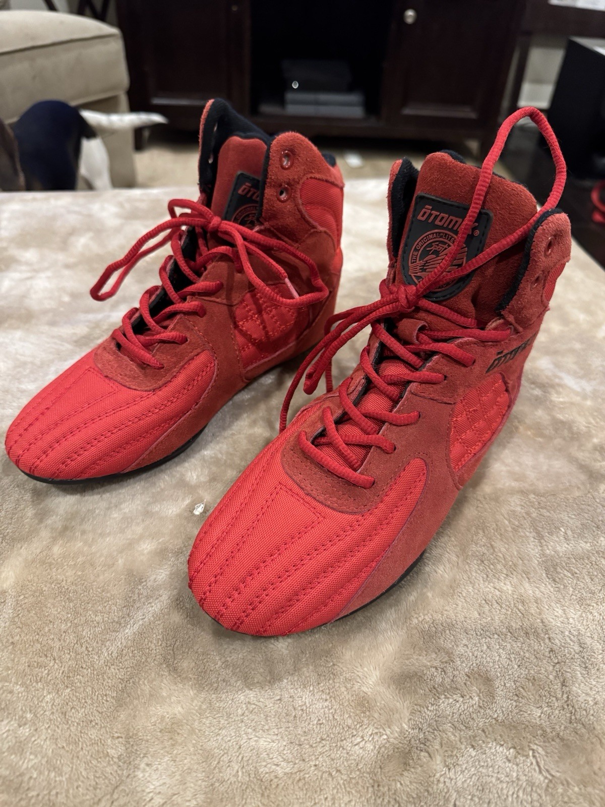 Otomix Stingray Escape Bodybuilding Weightlifting Shoes F3000 M6.5 W8 (Red)