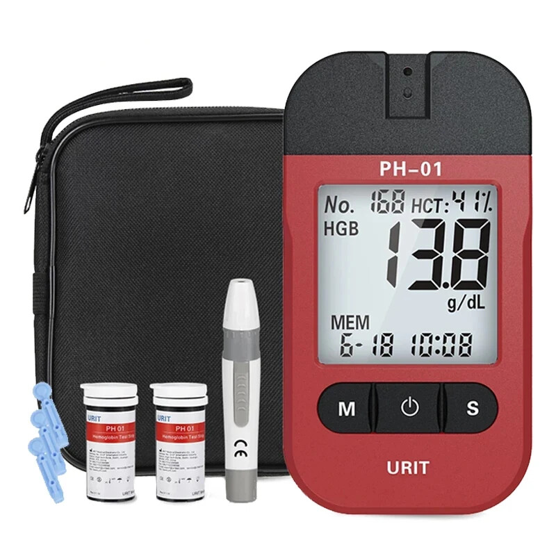 Fast Hemoglobin Analysis Meter Tester 50 Test Strip Hb Analyzer Tester pyy