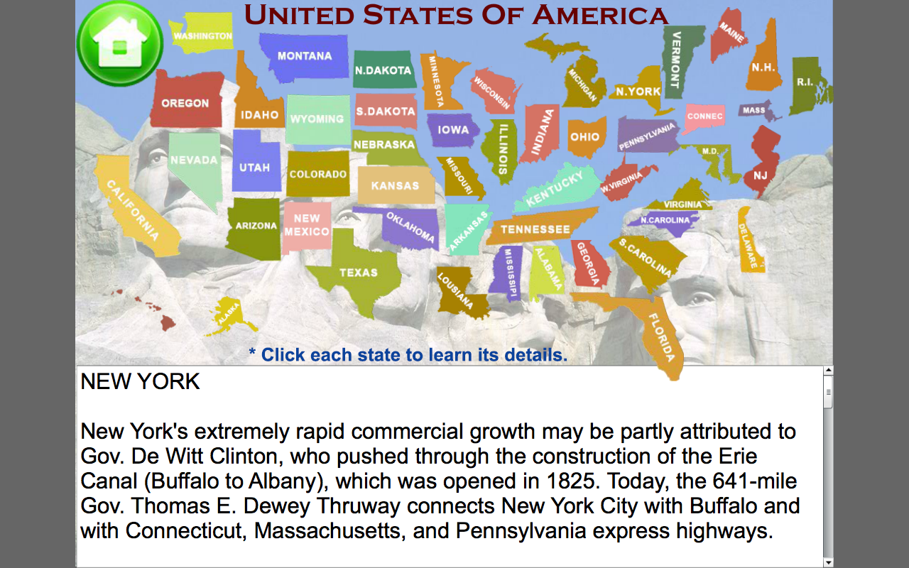 United States Map Quiz Game - Study Practice Quiz (Windows or Mac)