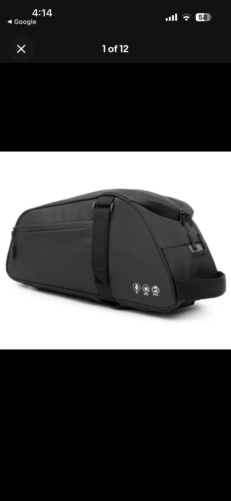 Waterproof Bike Rear Rack Bag Bicycle Carrier Cycling  Bag Mountain Bicycle Bag