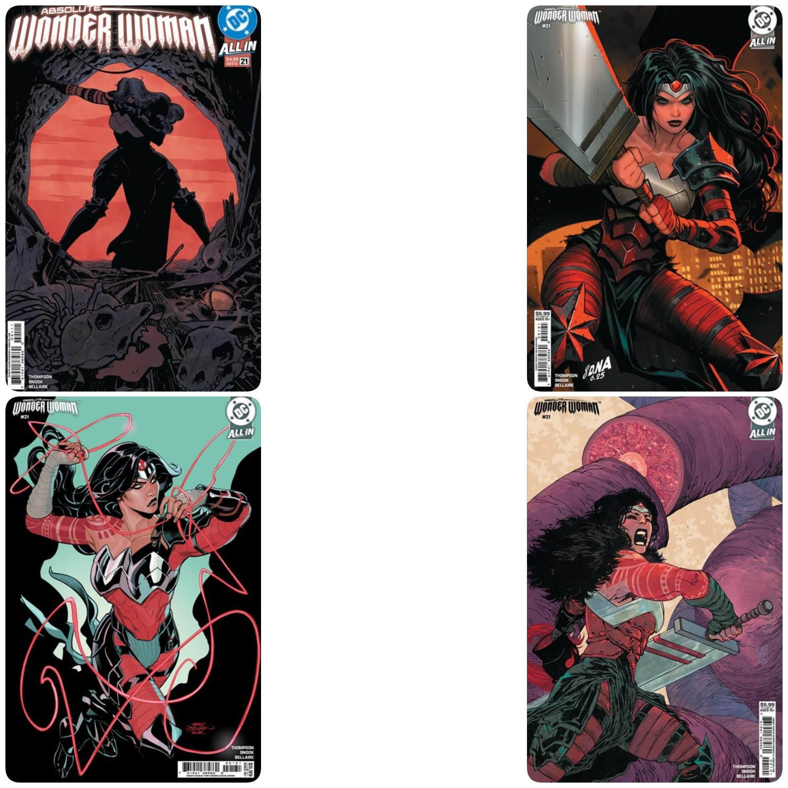 ABSOLUTE WONDER WOMAN #21 **COVER SELECT** PRESALE 06/24/26