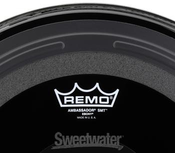 Remo Ambassador SMT Ebony Tom Drumhead - 16 inch