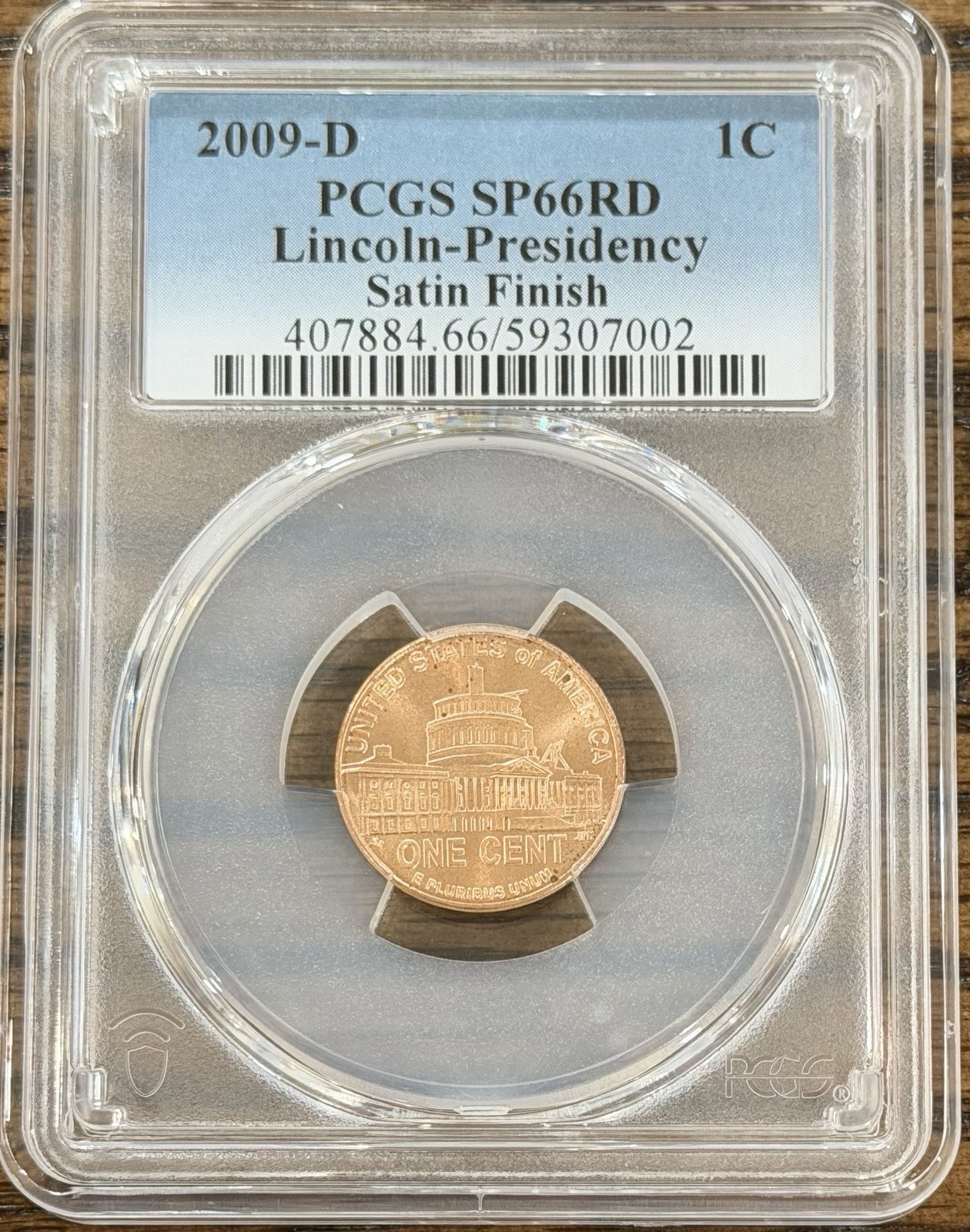 2009 D Bicentennial Lincoln Cent-Presidency PCGS SP66RD