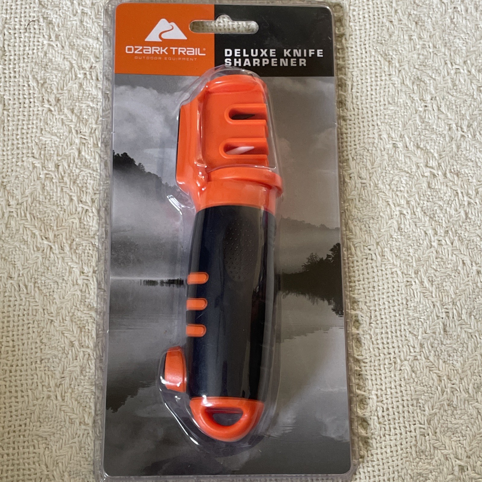 Ozark Trail Deluxe Knife Sharpener 2-Stage Sharpener Tungsten Carbide AndCeramic