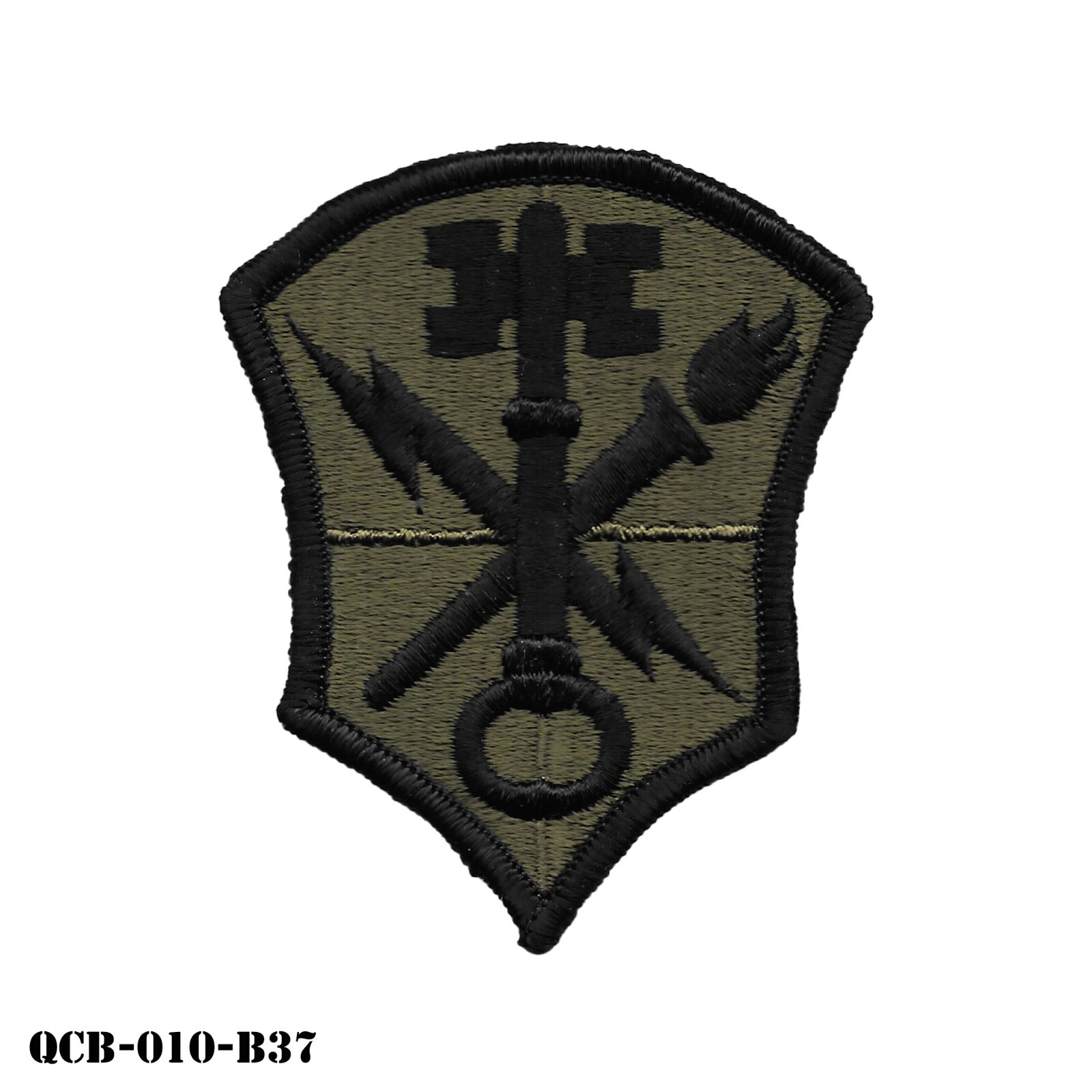 US Army Intelligence & Security Command Subdued OD Sew On Patch ~ New Old Stock