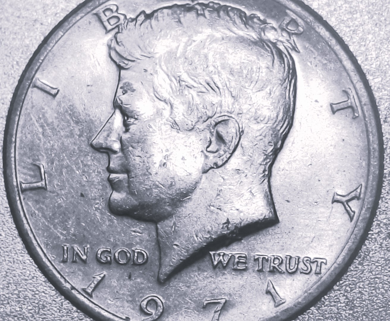 US 1971 P Kennedy Half Dollar Coin Circulated Ungraded Philadelphia Mint