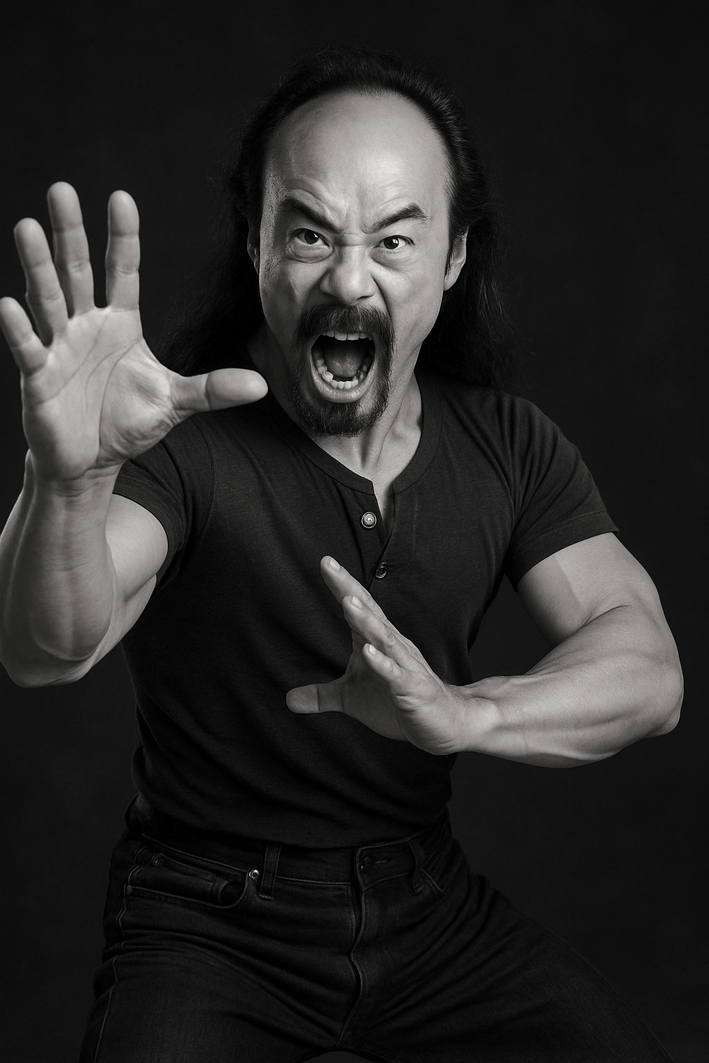 Al Leong 3D Print Custom Head Sculpt Unpainted