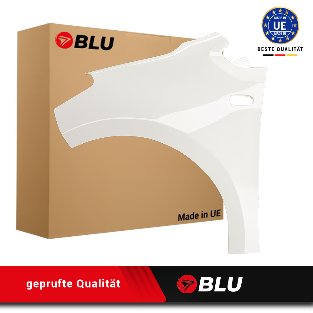 Fender for VW Up! LB9A Left White 2012-2016 Front Painted New