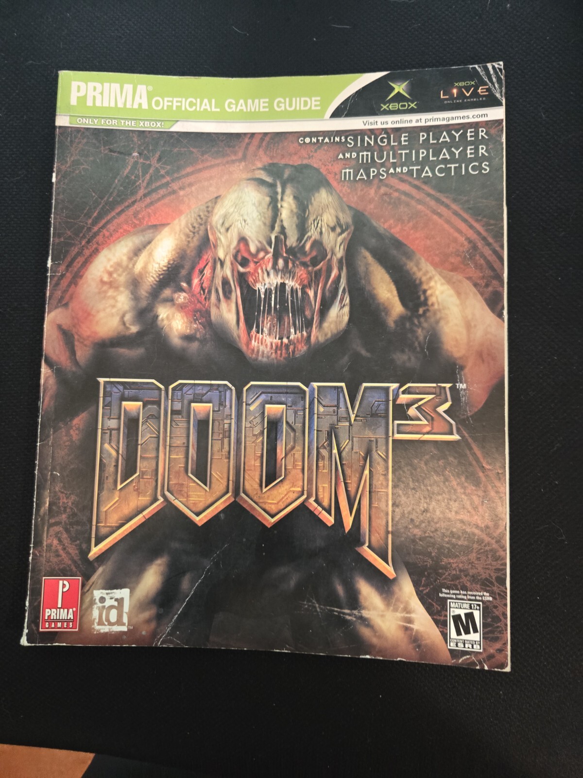 Doom 3 Xbox Official Prima Strategy Guide
