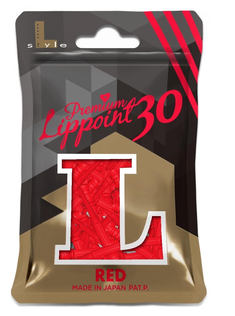 Premium Lippoint – Extra Long – Red – 30 Count – Soft Tip Points – 2BA Thread