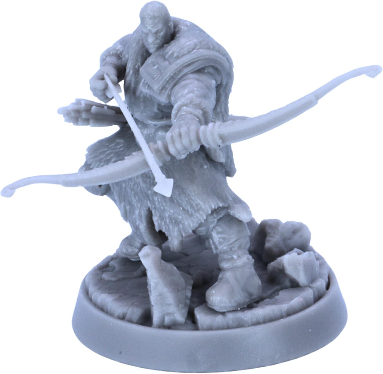 Hegar Manhunter Viking Archer Miniature | 32mm Resin RPG Model by Daybreak