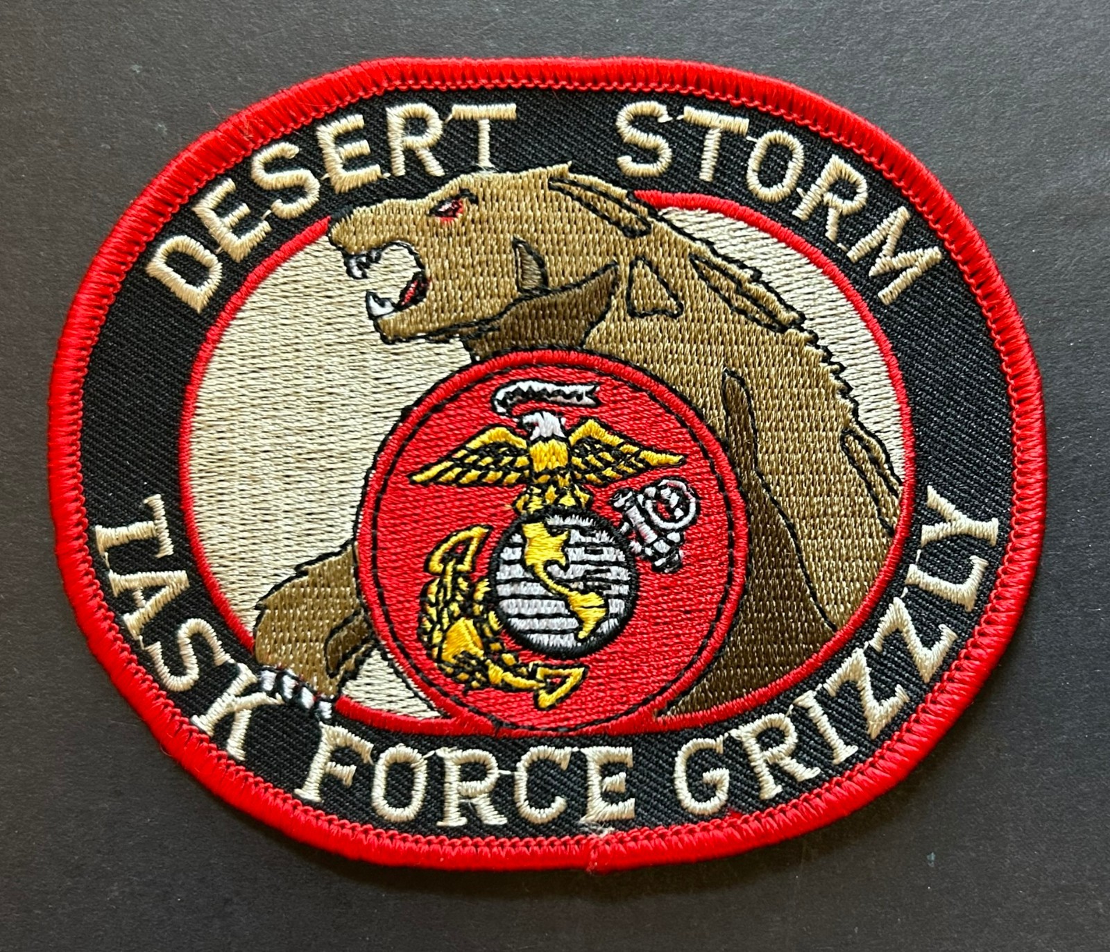 US Marine Corps Task Force Grizzly Desert Storm Shield Saudi Arabia ODS
