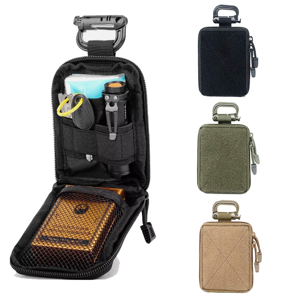 Tactical Compact Pouch Molle Survival First Aid Kit Utility Coin Purse for Men