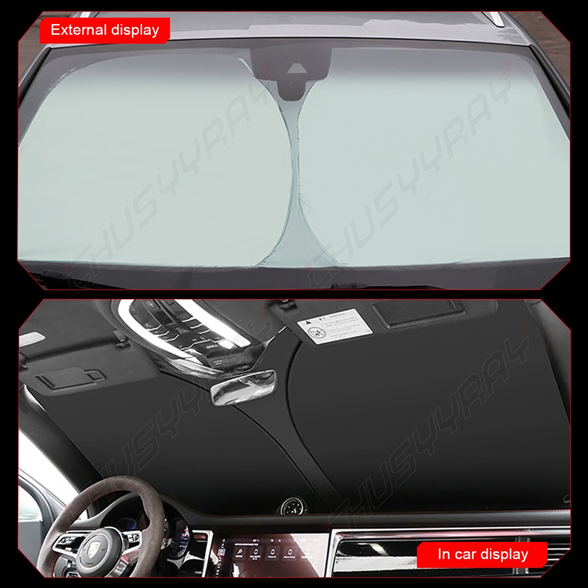 Foldable Car Windshield Front Window Sun Shade Cover For Silverado 1500 2015