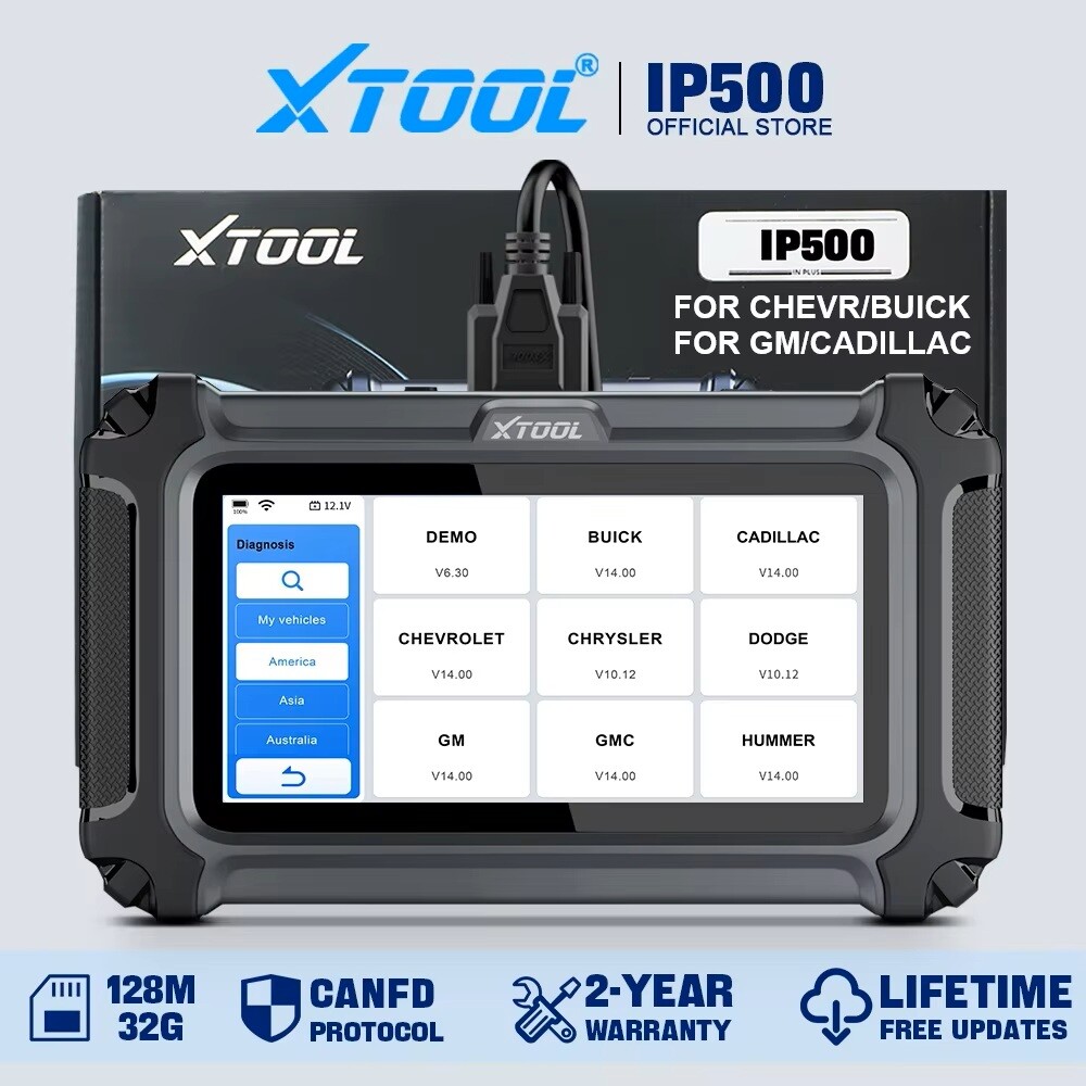 XTOOL IP500 For Buick/Chevrolet/GMC OBD2 Scanner Full Systems Diagnostic Tool