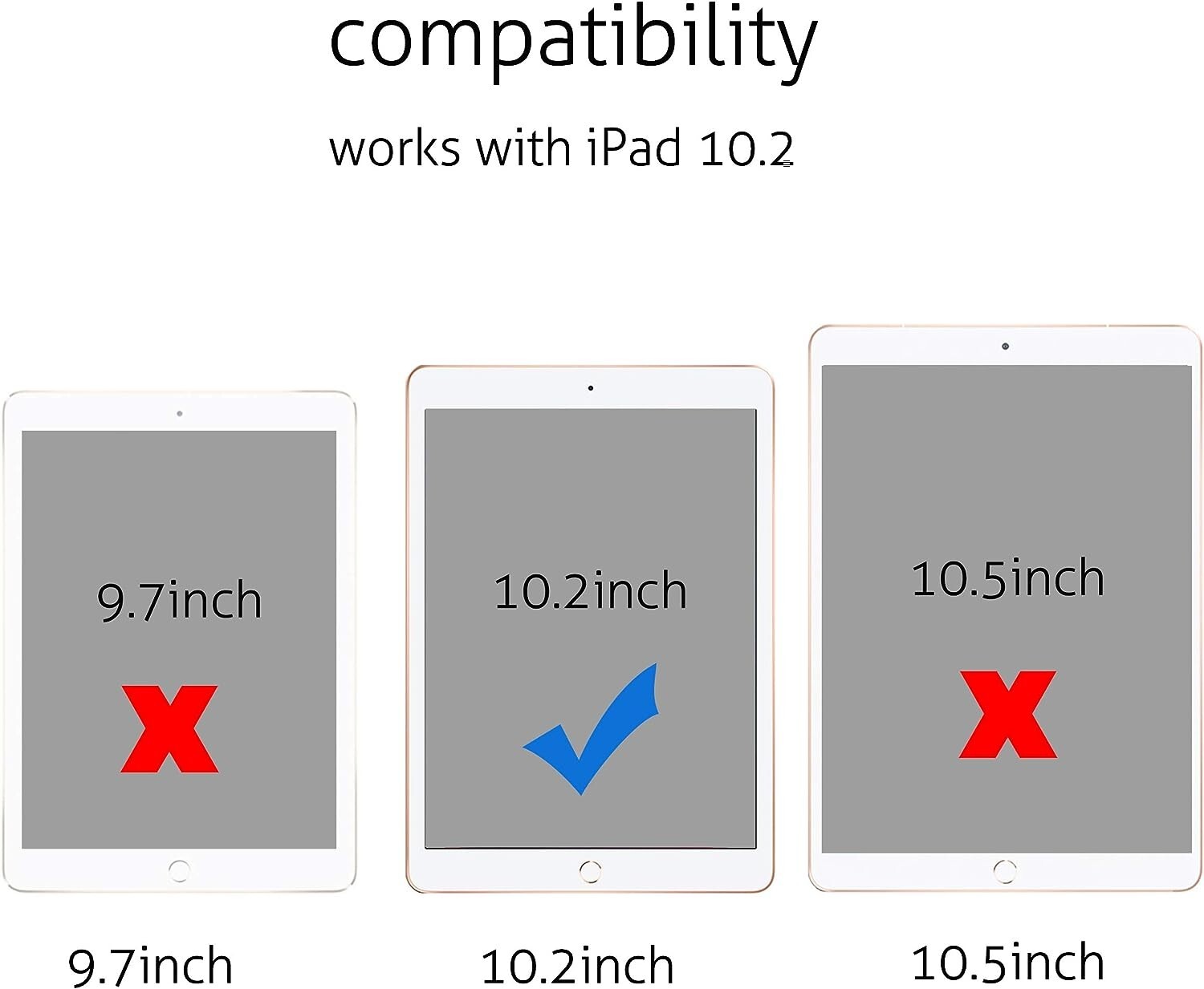 3 Pack HD Tempered Glass Screen Protector for Apple iPad 9.7 2/3/4 2nd 3rd 4th