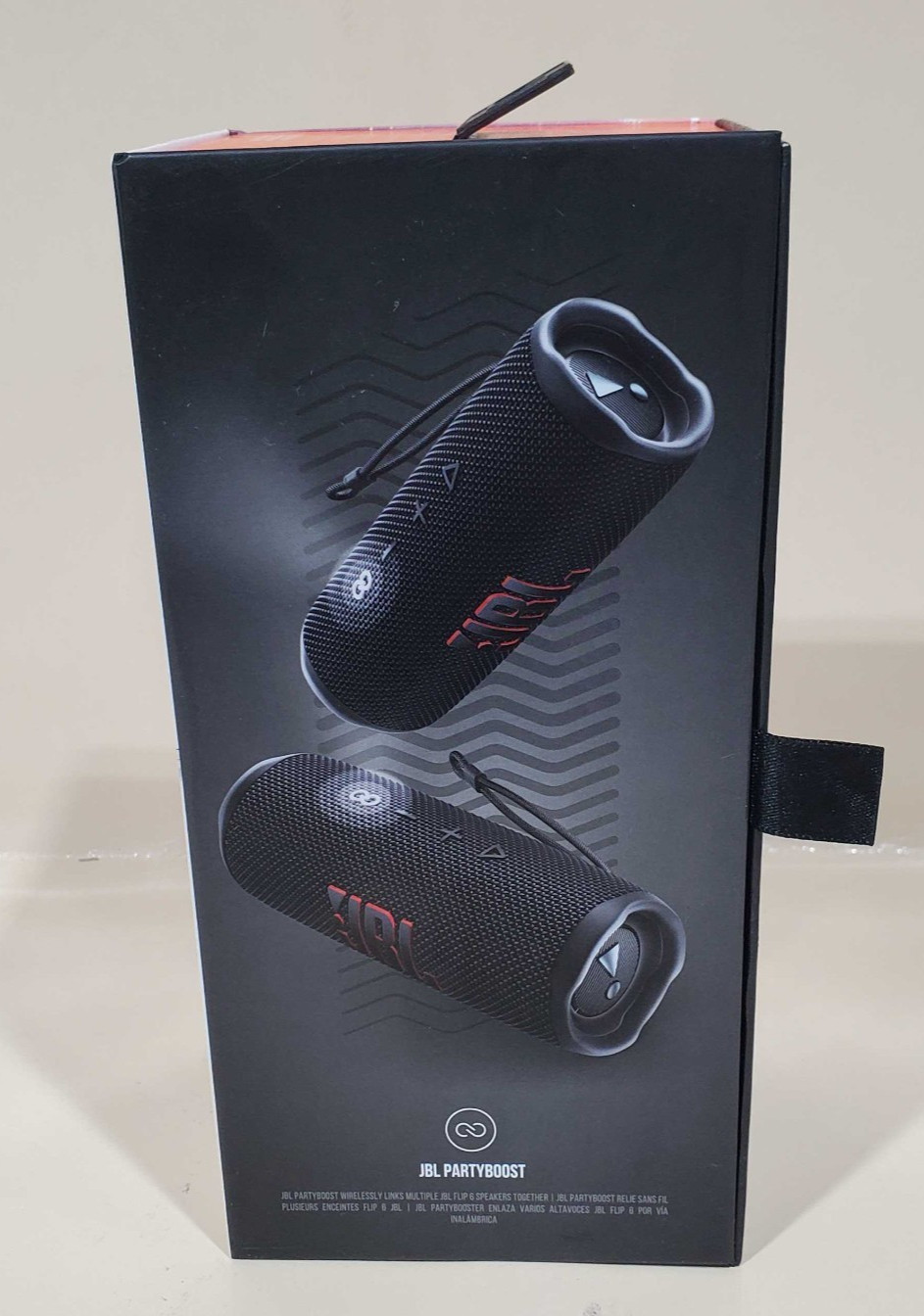 JBL Flip 6 Portable Waterproof Bluetooth Speaker-black