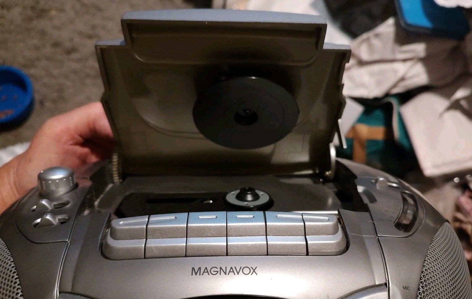 Magnavox MCS225 CD Player Radio Cassette Recorder